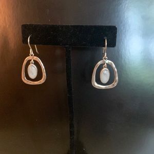 Grace&Heart .926 sterling silver and moonstone earrings